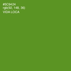 #5C9424 - Vida Loca Color Image